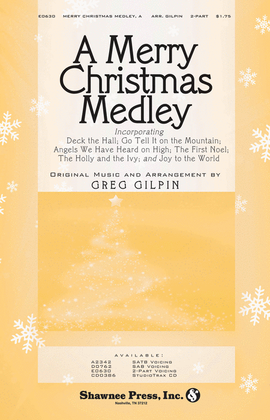 Book cover for A Merry Christmas Medley