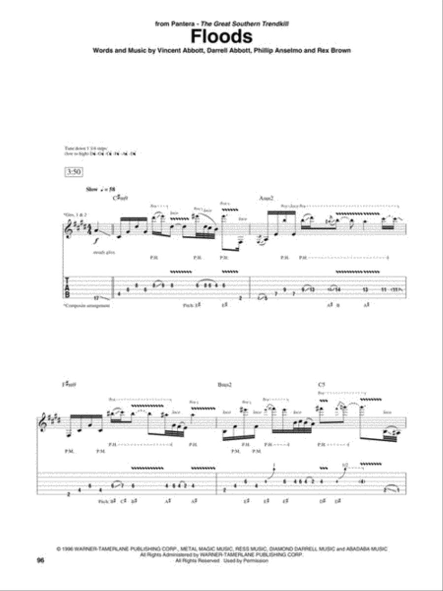 Guitar World's 100 Greatest Guitar Solos of All Time Guitar Tablature scores gallery preview page 5
