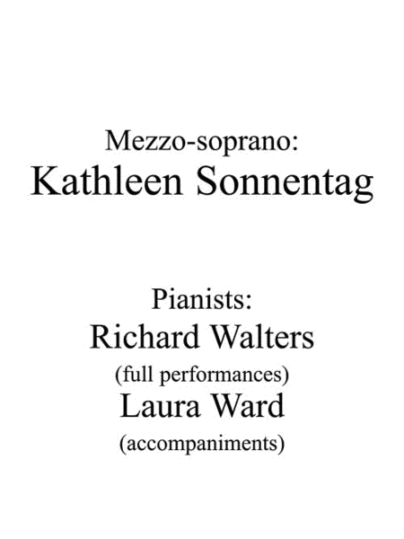 First Book of Mezzo-Soprano Solos – Part III image number null