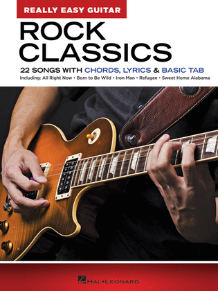 Book cover for Rock Classics – Really Easy Guitar Series