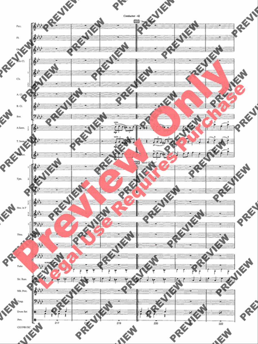 In the Miller Mood Concert Band scores gallery preview page 45