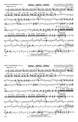 Sing, Sing, Sing: Tonal Bass Drum
