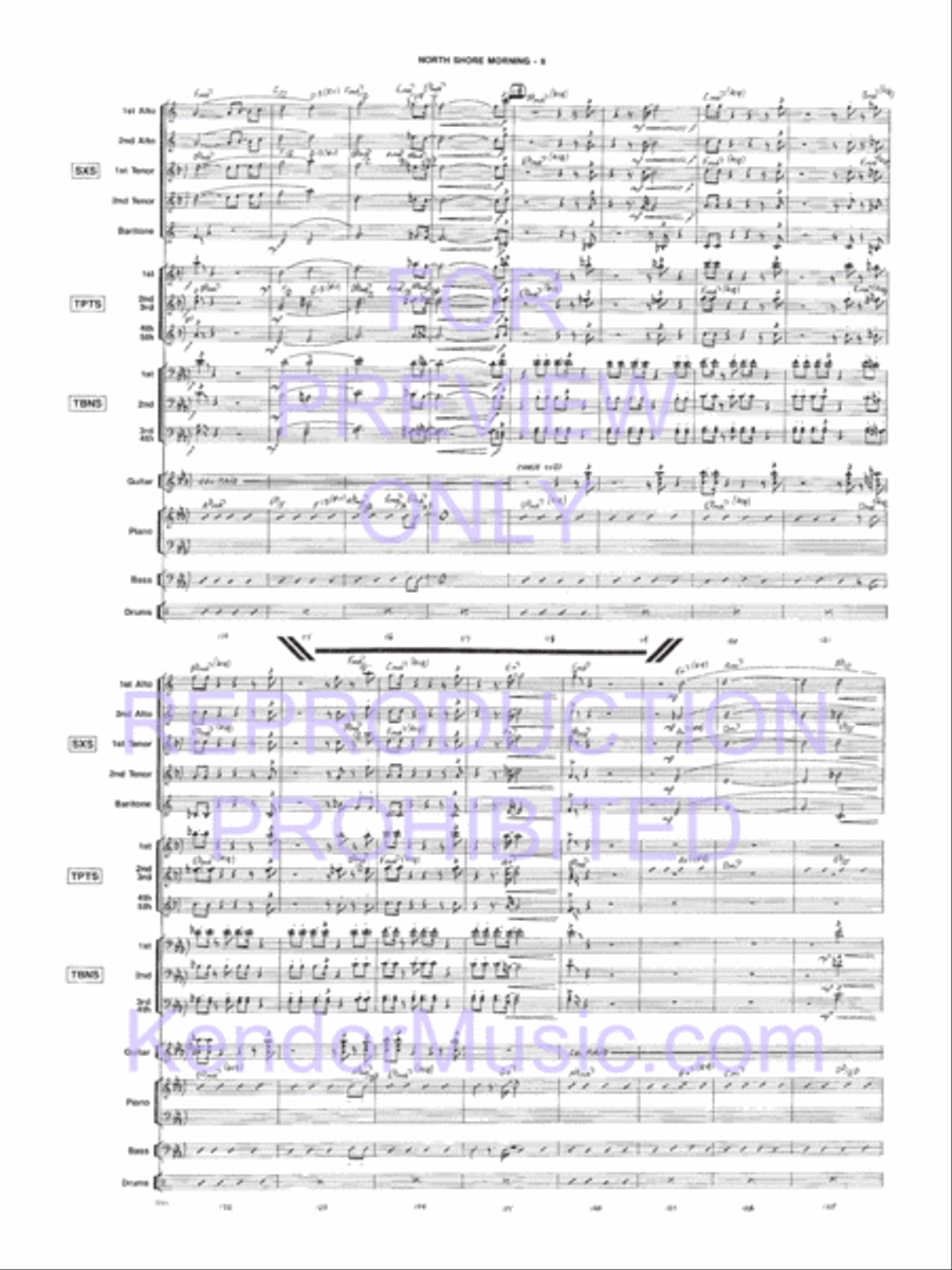 North Shore Morning Jazz Ensemble scores gallery preview page 9