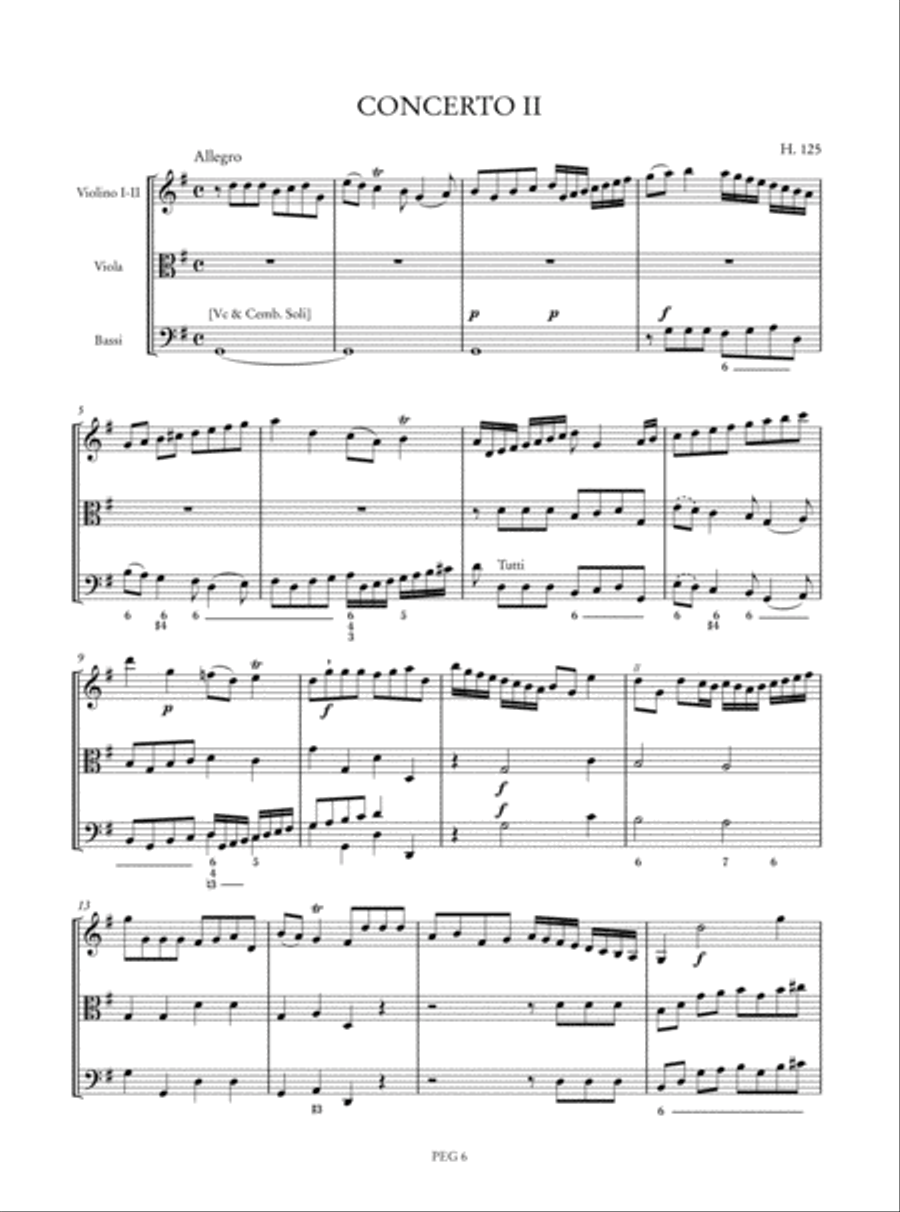 3 Concertos from ‘Select Harmony’ (H. 121-123) - 2 Unison Concertos (H. 124-125) Unison Choir scores gallery preview page 6