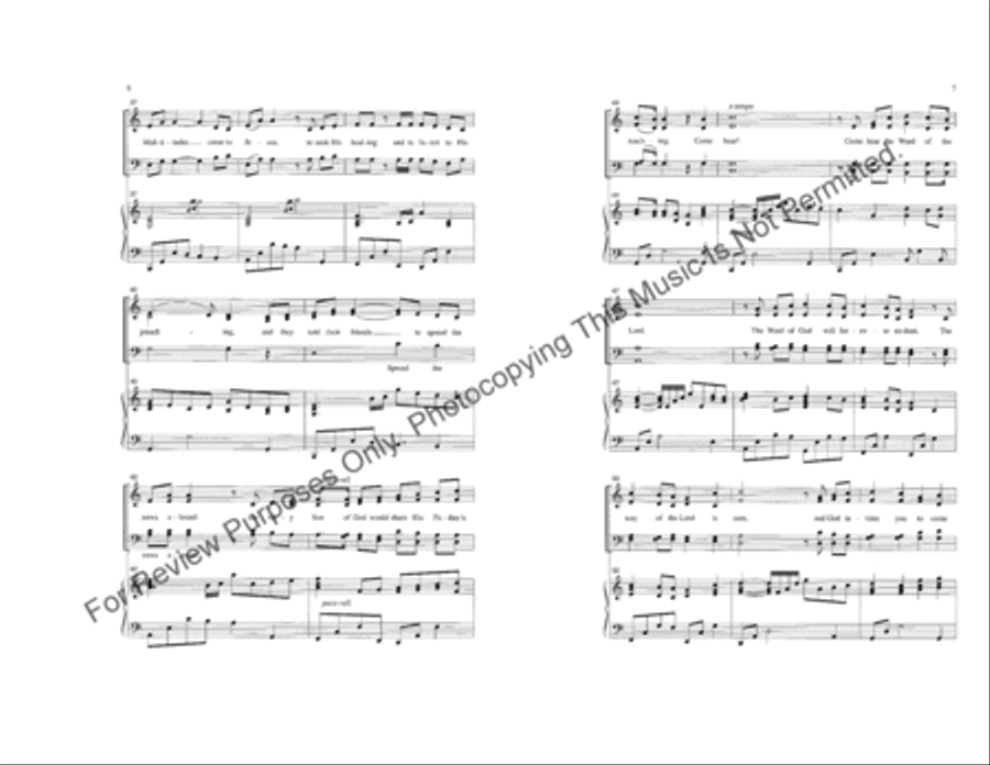 Come Hear Come Hear Choir scores gallery preview page 4