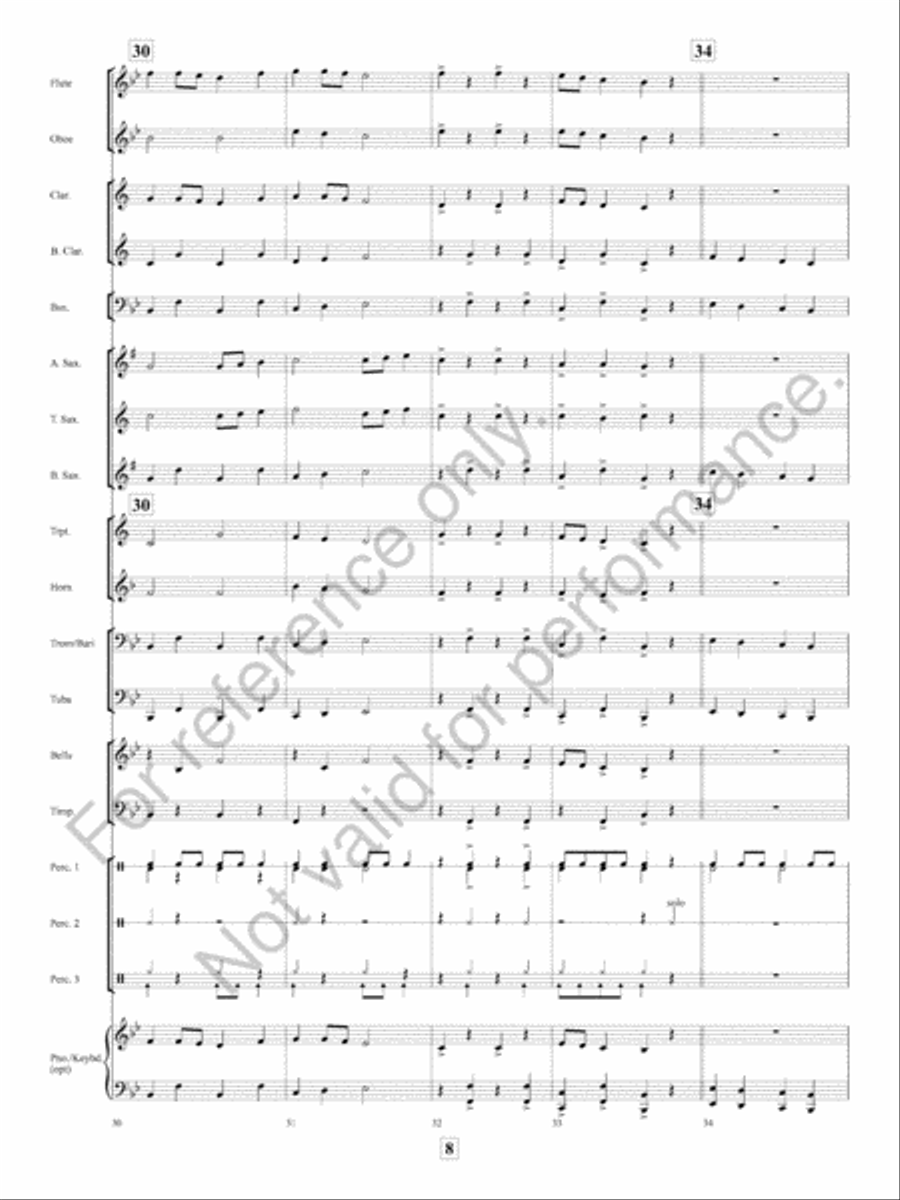 March A Doodle Dandy Concert Band scores gallery preview page 9