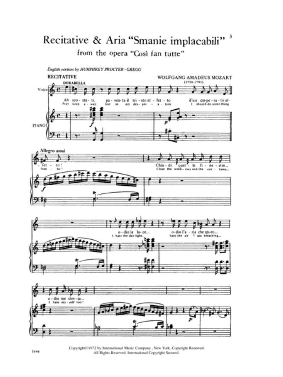 Mezzo-Soprano. 7 Arias Mezzo-Soprano Voice scores gallery preview page 2
