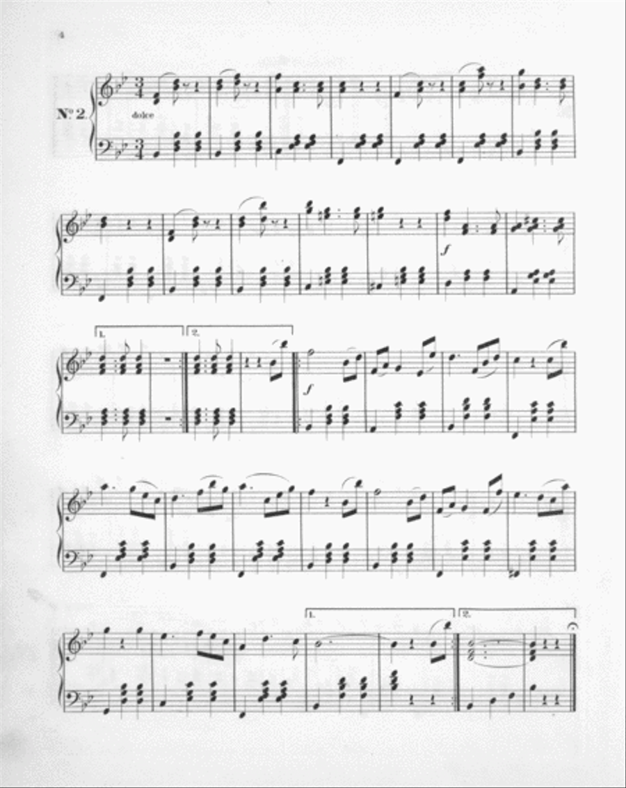Moonlight on the Potomac. Waltzes Piano Solo scores gallery preview page 4