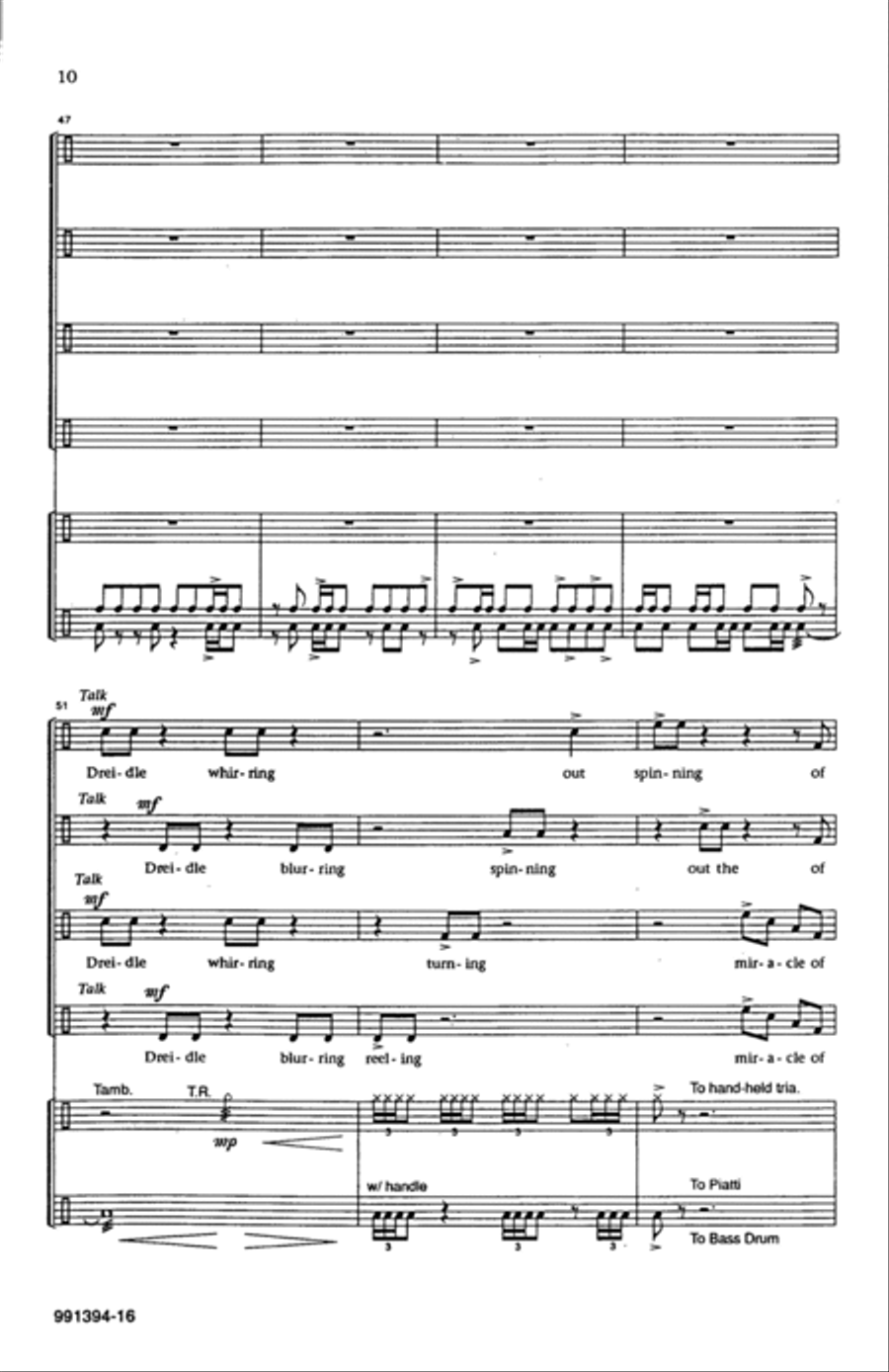 A Chanukah Dreidle 4-Part scores gallery preview page 8