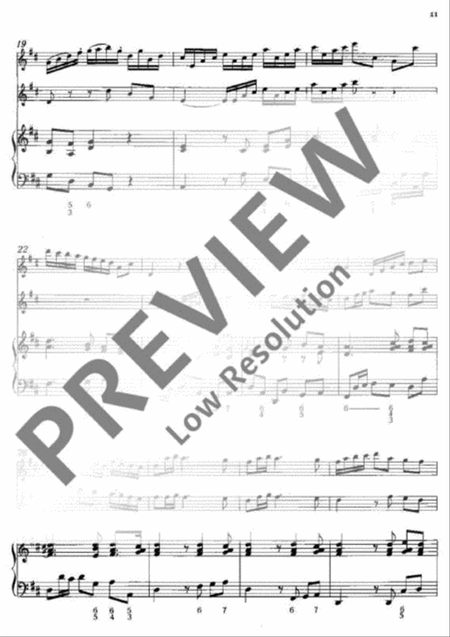 Triosonata B minor Flute scores gallery preview page 12