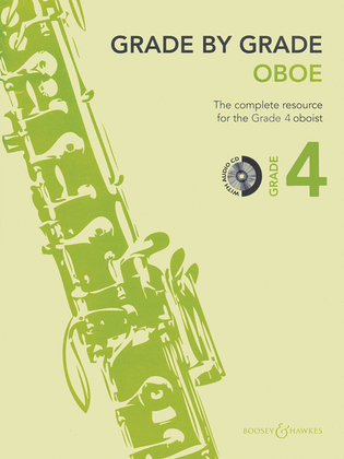 Book cover for Grade by Grade - Oboe (Grade 4)