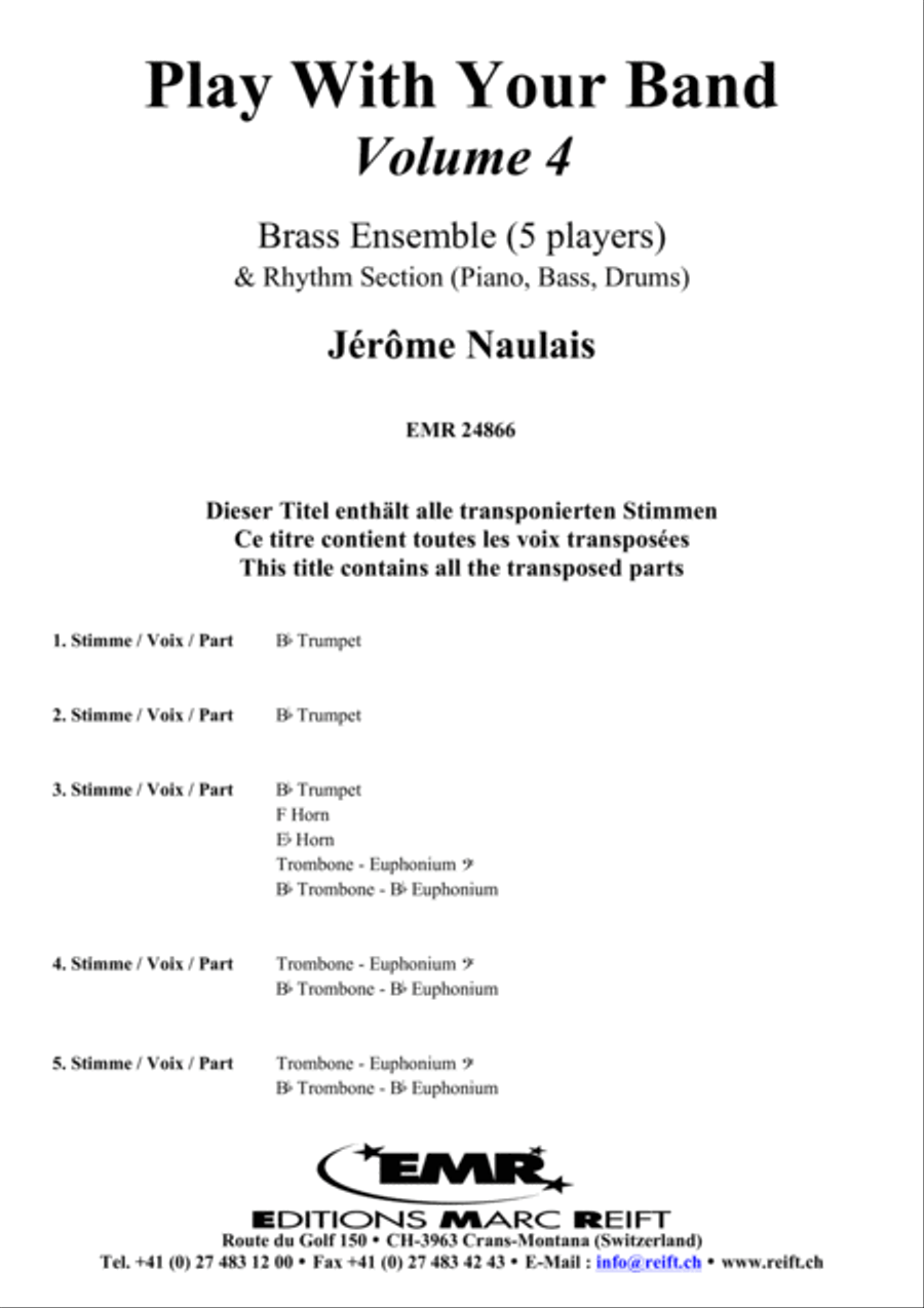 Play With Your Band Volume 4 Brass Ensemble scores gallery preview page 3