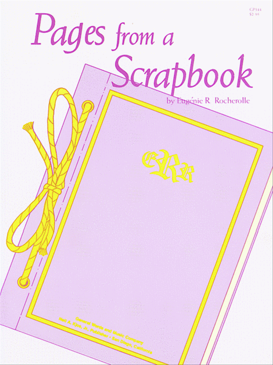 Pages From a Scrapbook Piano Solo scores gallery preview page 1