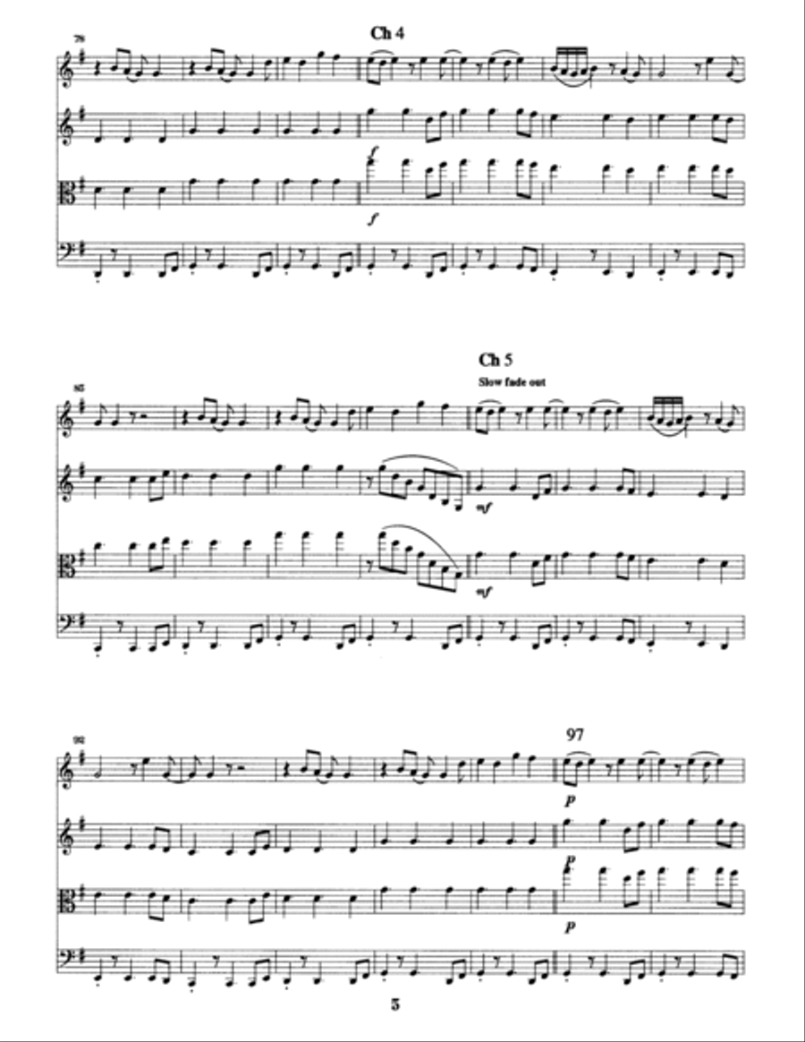 Stand By Me Stand By Me String Trio scores gallery preview page 5