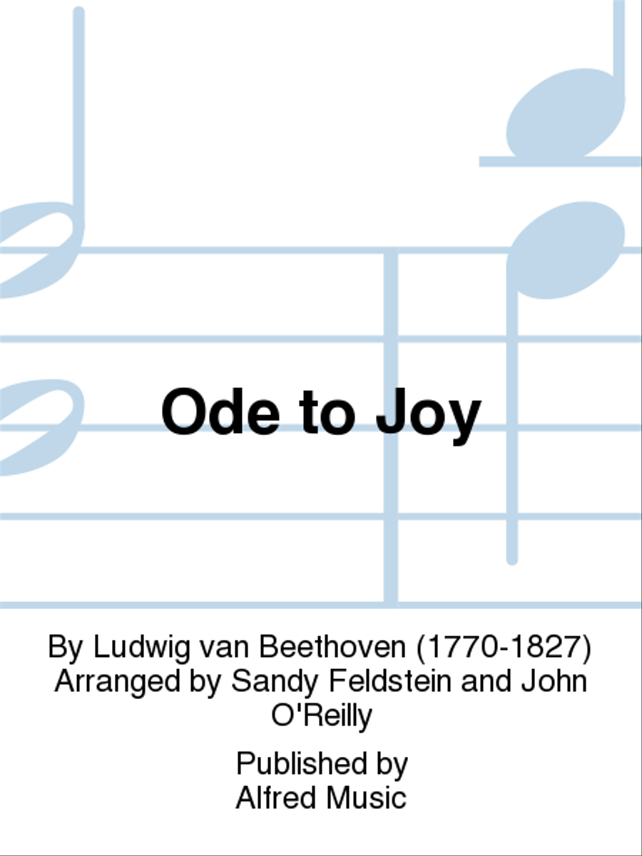 Ode to Joy Concert Band scores gallery preview page 1