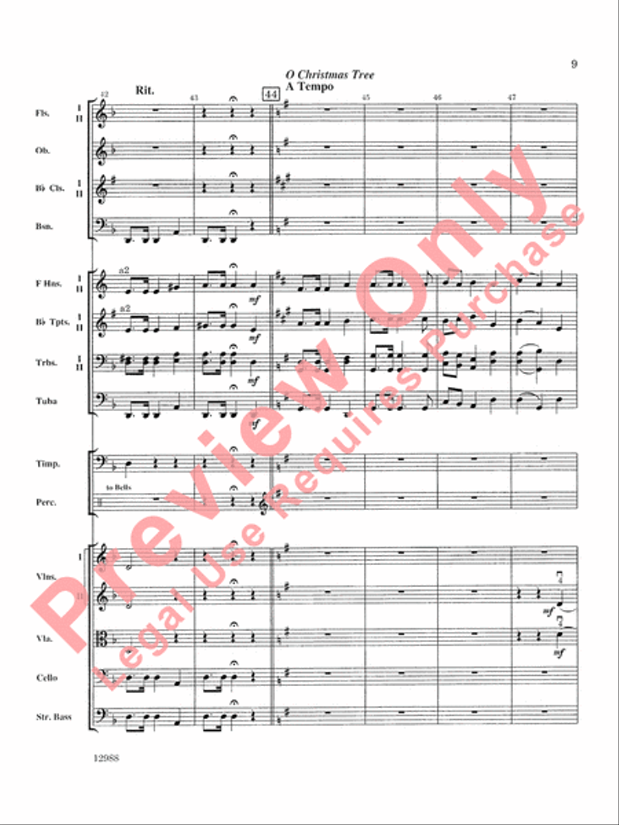A Bach Christmas A Bach Christmas Full Orchestra scores gallery preview page 10