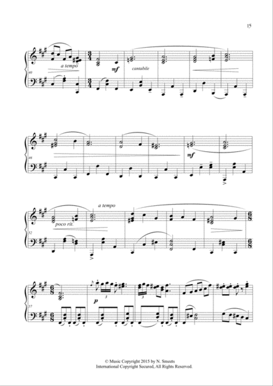 Genesis: I. The Garden of Eden Piano Solo scores gallery preview page 4