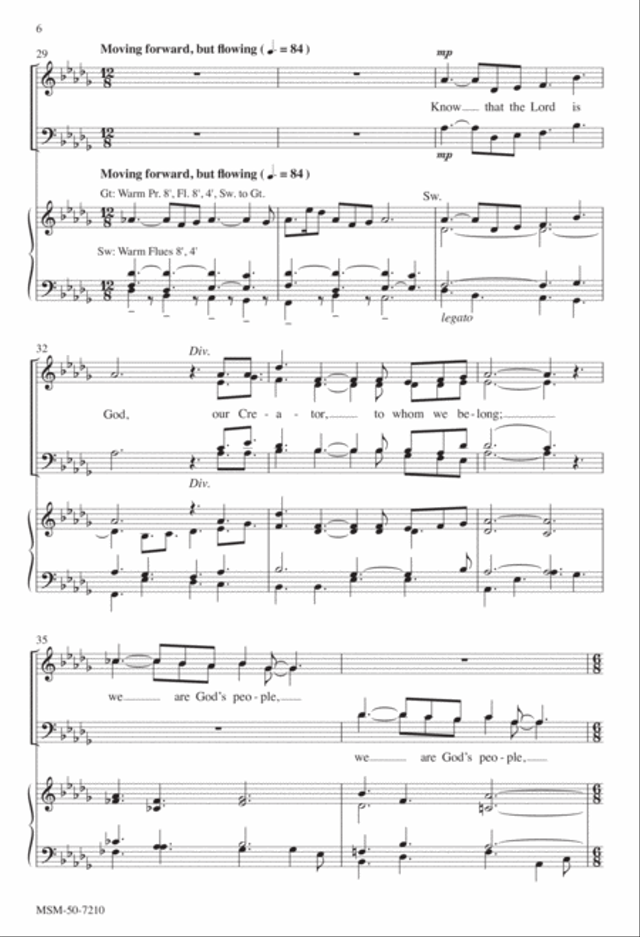 Make a Joyful Noise to the Lord 4-Part scores gallery preview page 5