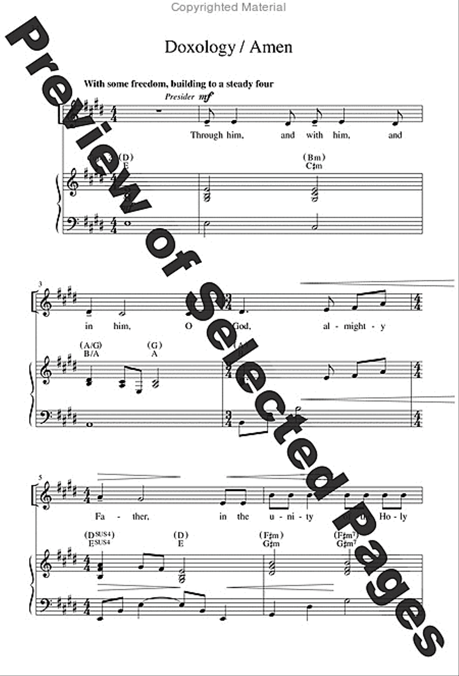 The Glendalough Mass CD scores gallery preview page 19