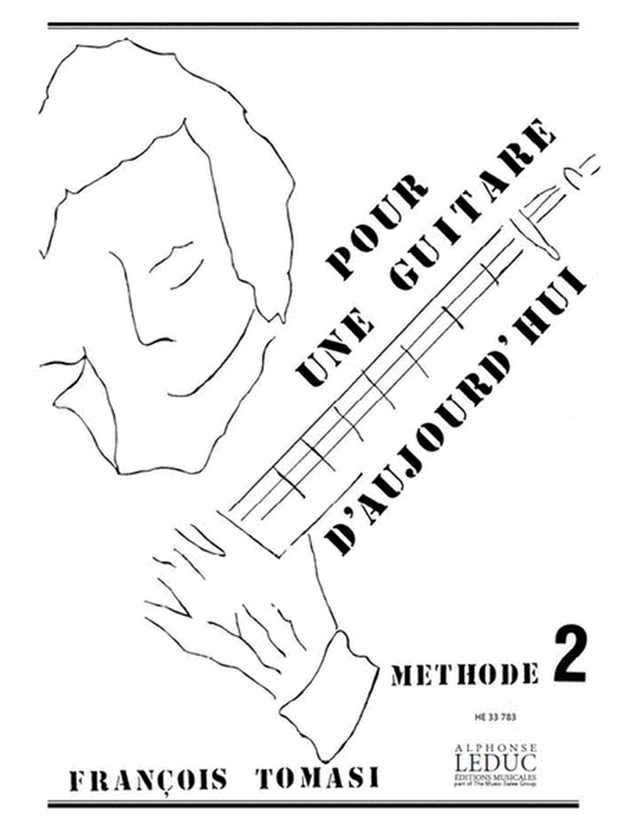 Tomasi Pour Une Guitare D'aujourd'hui Volume 2 Cy026 Guitar Solo Book