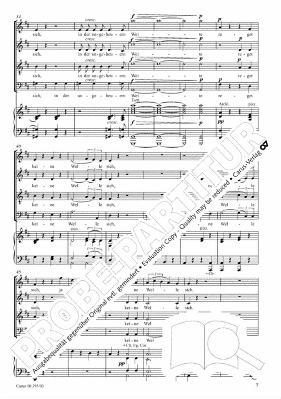 Calm Sea and Prosperous Voyage 4-Part scores gallery preview page 8