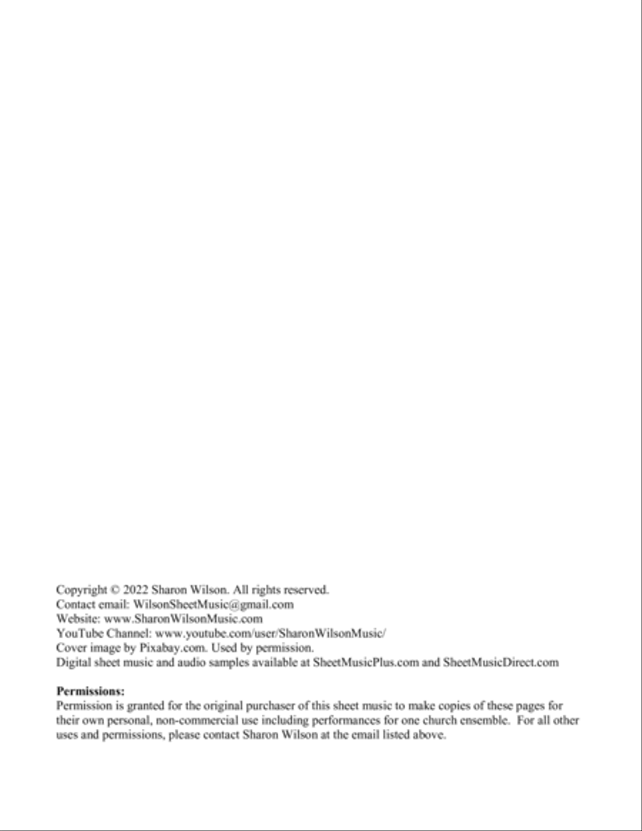 I Know Whom I Have Believed (for Flute and Violin Duet with Piano Accompaniment) Flute scores gallery preview page 2