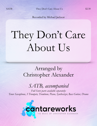 Book cover for They Don't Care About Us