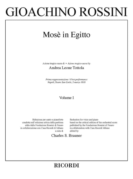 Mose In Egitto (Volume 1 + 2)