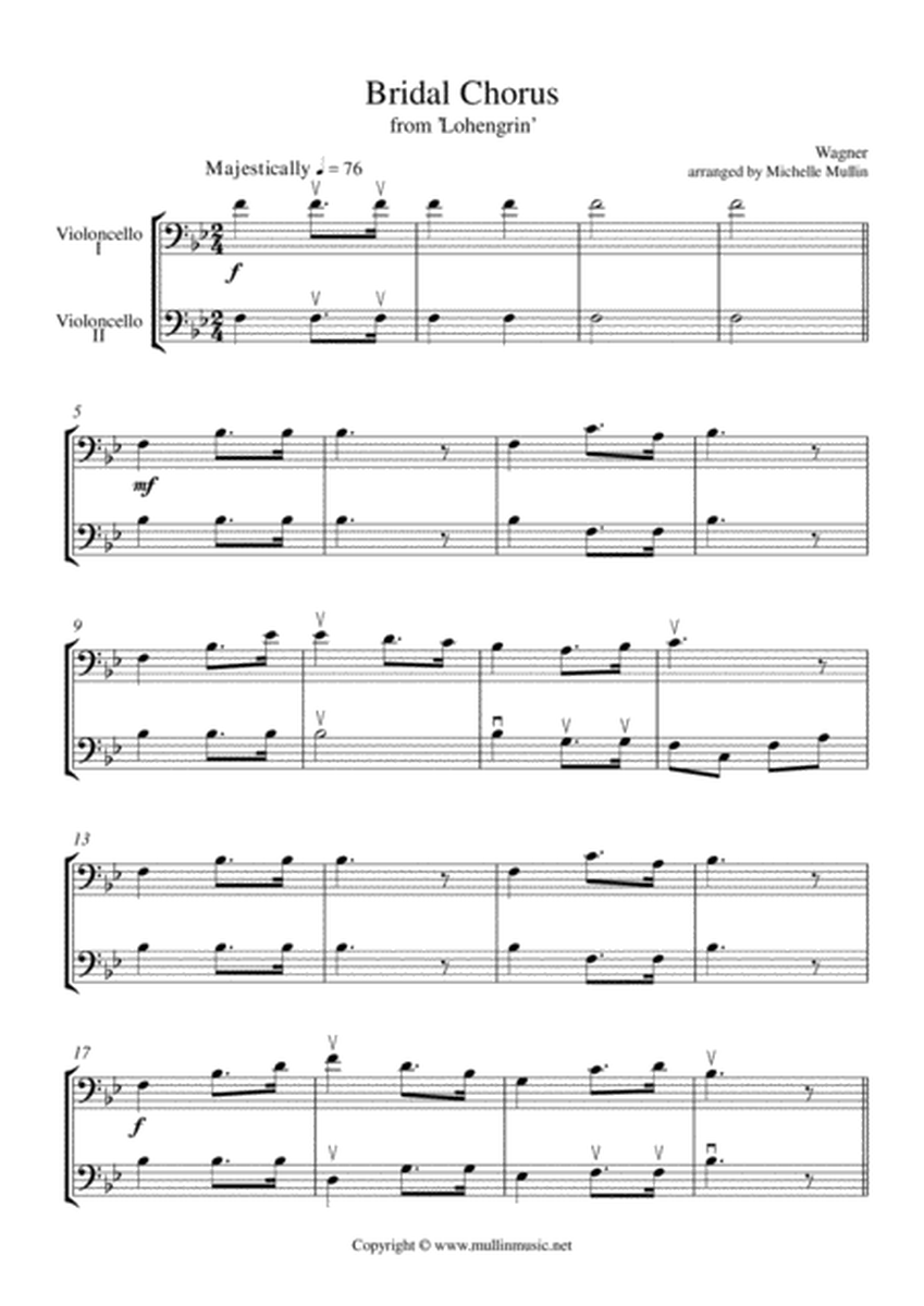 Bridal Chorus (cello duet) image number null