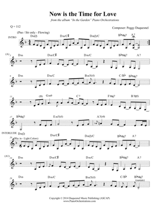 Time for Love (Lead Sheet)