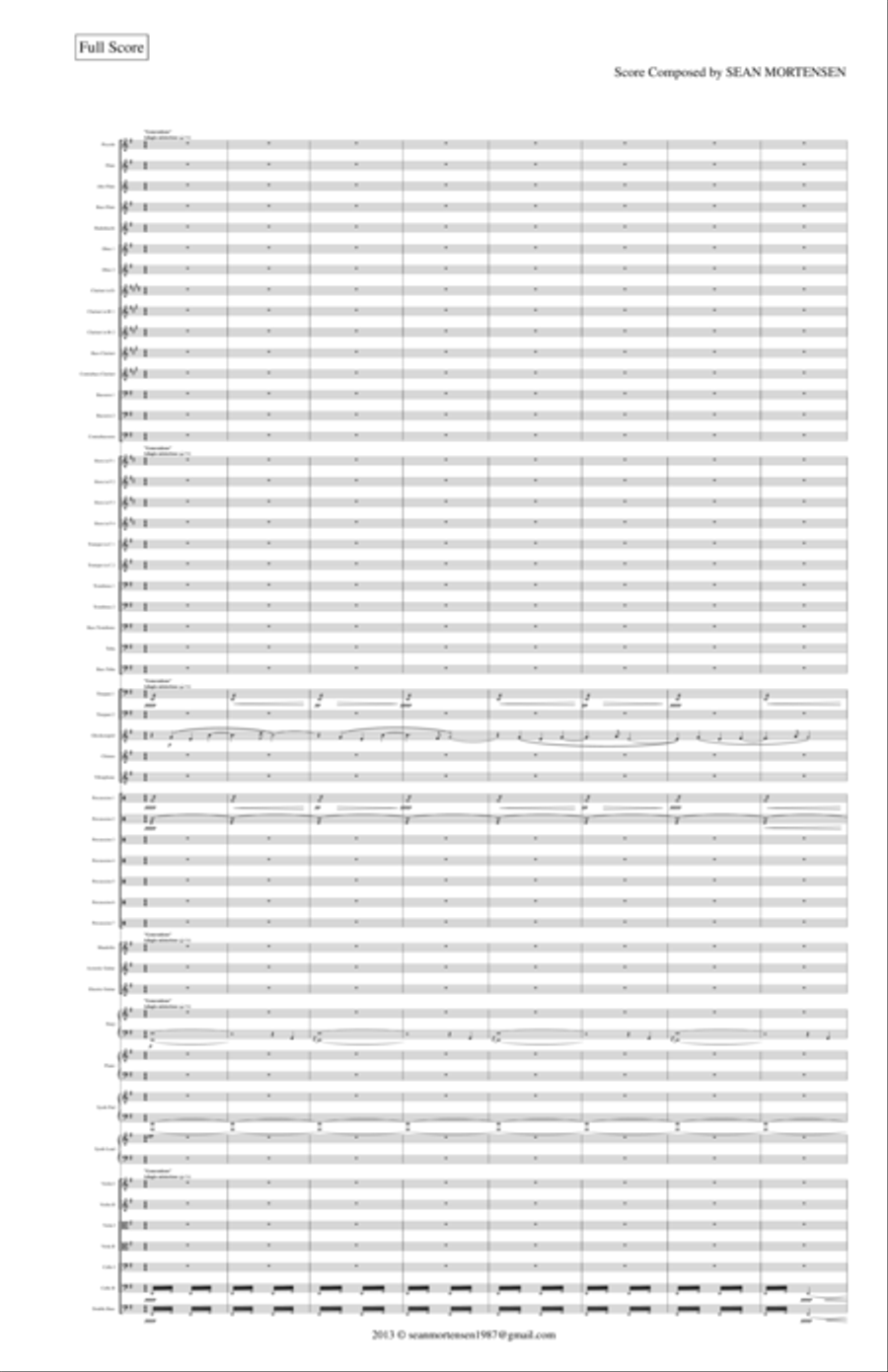 Redeemer, I: A Child is Born Full Orchestra scores gallery preview page 1
