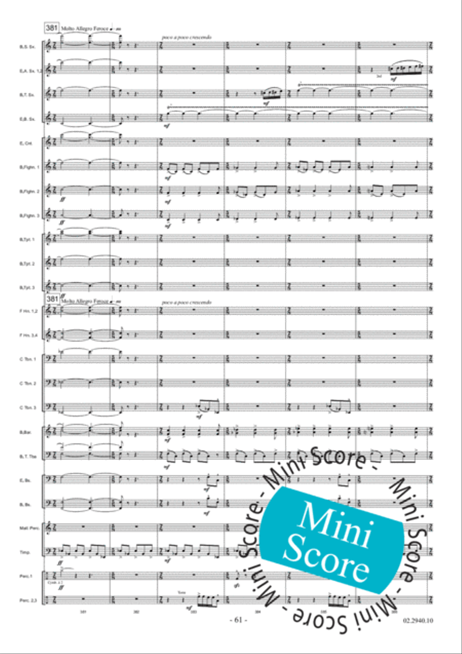 Aurora Fanfare Band scores gallery preview page 67