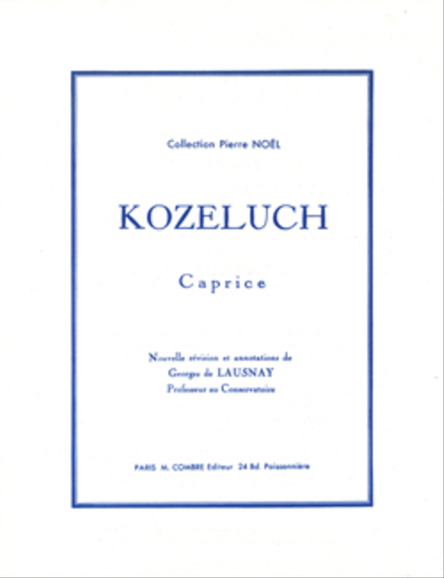 Caprice Caprice Piano Solo scores gallery preview page 1
