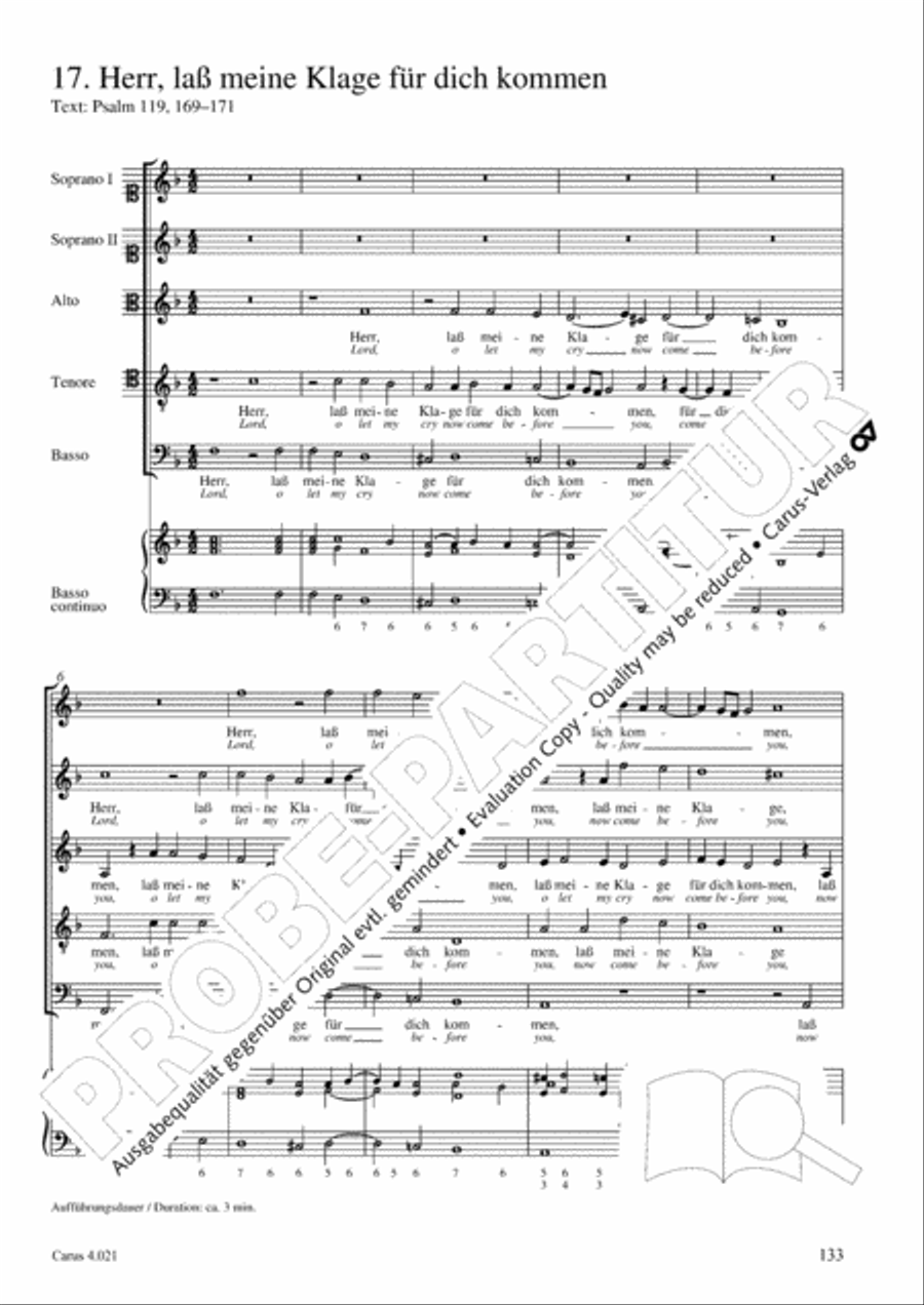 Schein: Israelsbrunnlein. Fontana d'Israel. Complete edition Choir scores gallery preview page 140
