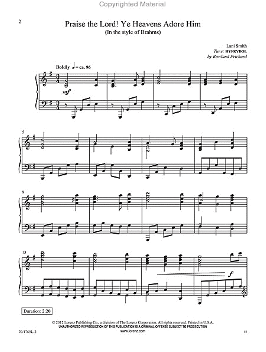 A Classical Touch Piano Solo scores gallery preview page 2