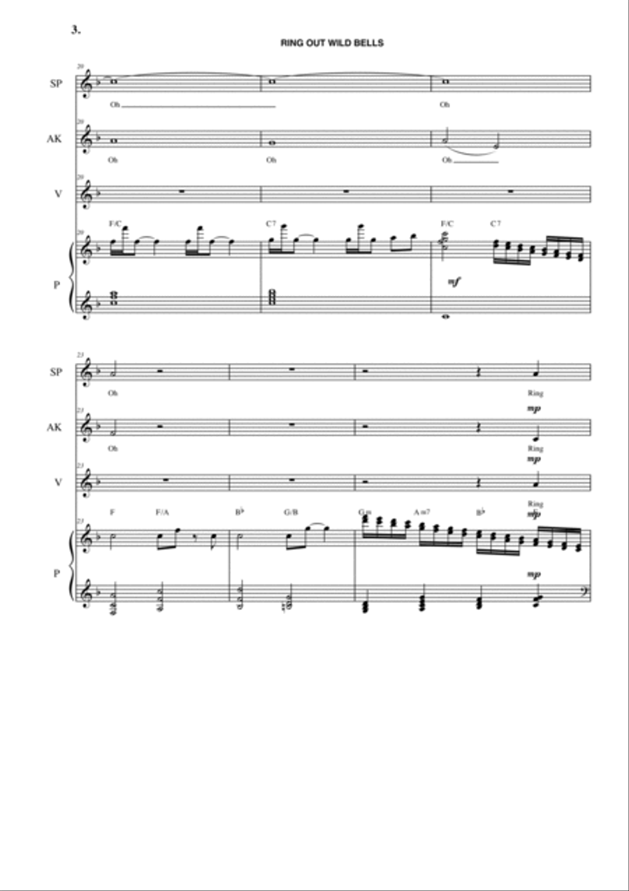 Ring out wild bells Ring out wild bells SA scores gallery preview page 3