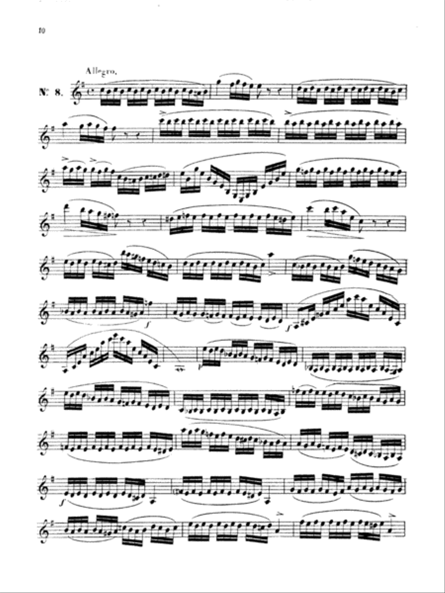 Klosé: Thirty Etudes after H. Aumont Part scores gallery preview page 1