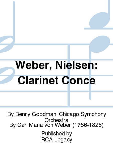 Weber, Nielsen: Clarinet Conce