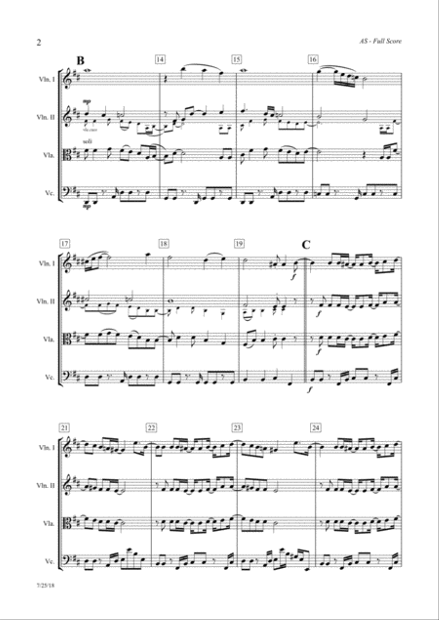 As As String Quartet scores gallery preview page 2