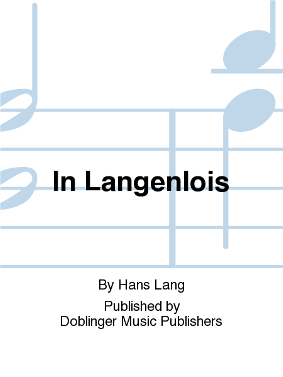 In Langenlois In Langenlois Voice scores gallery preview page 1