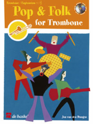 Book cover for Pop & Folk for Trombone