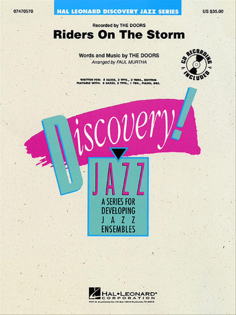 Riders on the Storm Riders on the Storm Jazz Ensemble scores gallery preview page 1