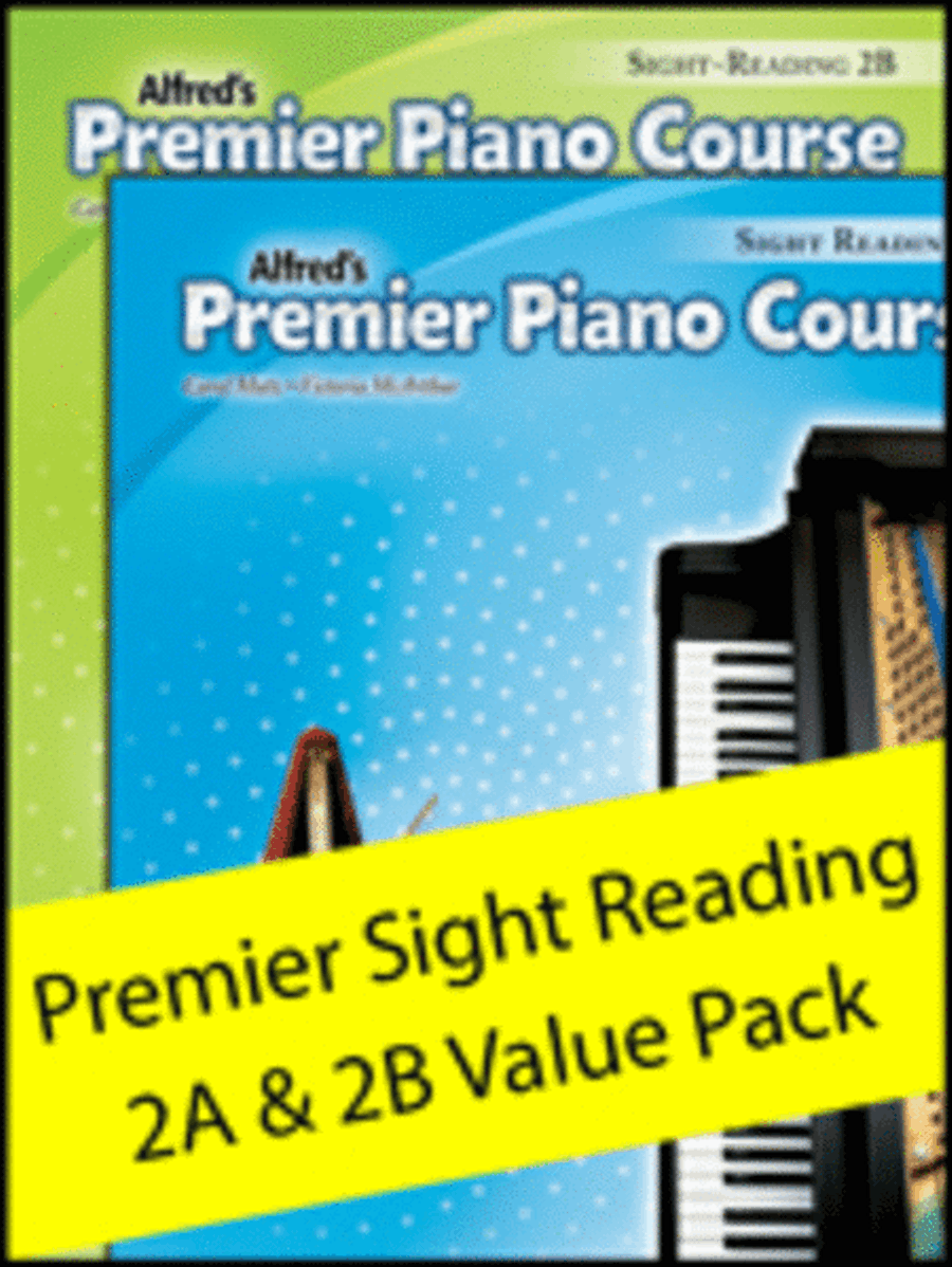 Premier Piano Course Sight Reading 2A & 2B (Value Pack) Piano Method scores gallery preview page 1
