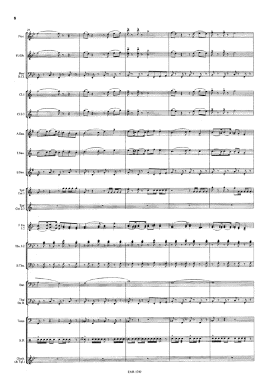 The Bridge On The River Kwai Concert Band scores gallery preview page 9
