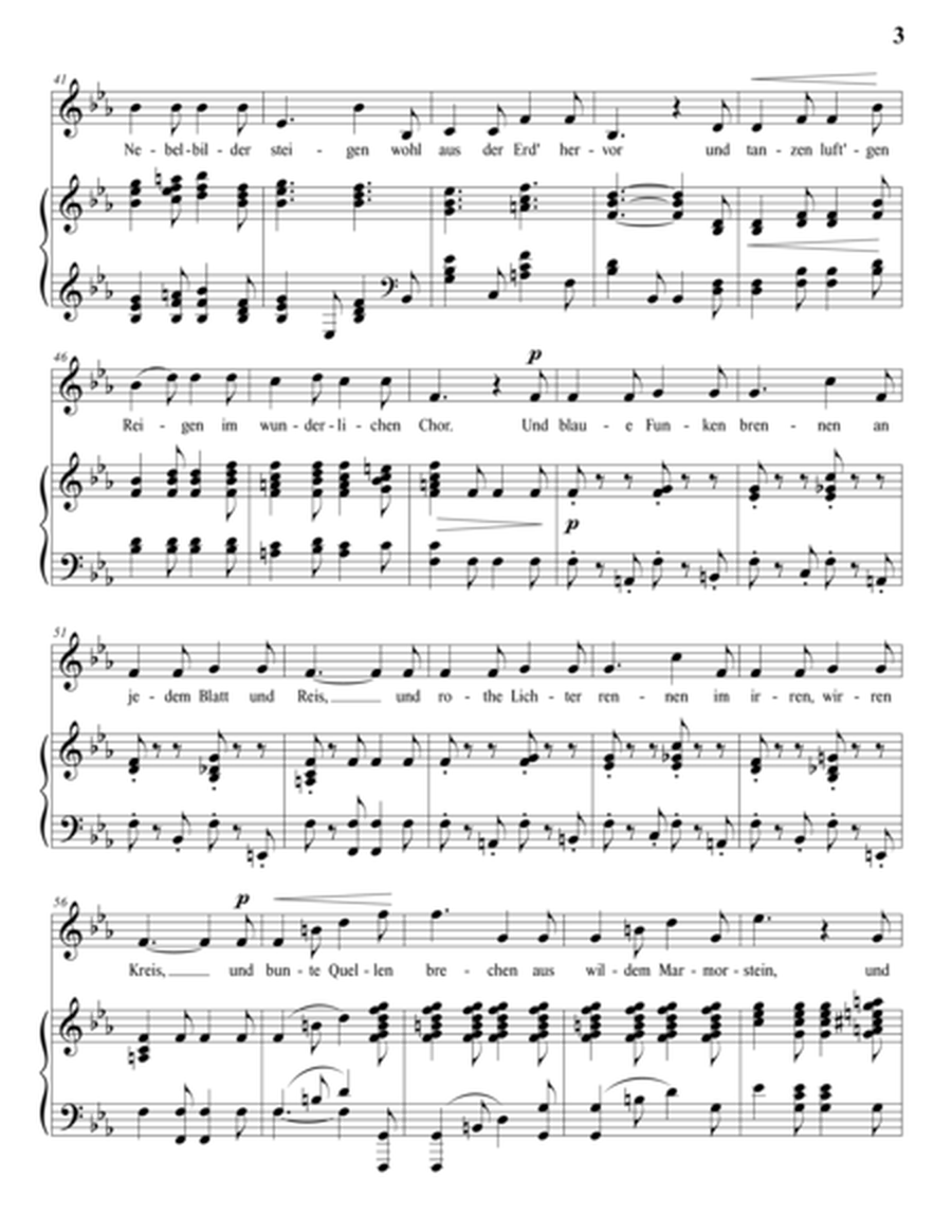 SCHUMANN: Aus alten Märchen winkt es, Op. 48 no. 15 (transposed to E-flat major)