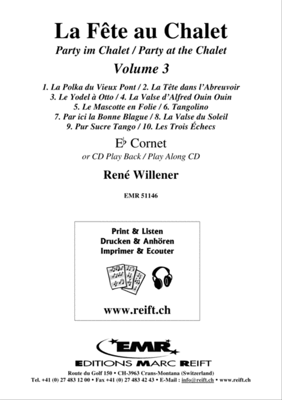 La Fete au Chalet Volume 3 Cornet scores gallery preview page 2