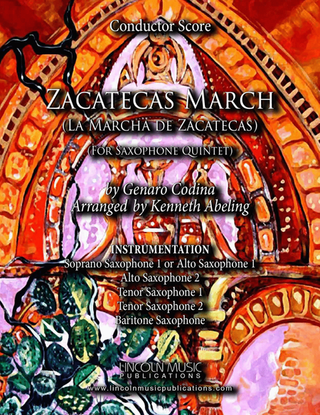 Zacatecas March (for Saxophone Quintet SATTB or AATTB) image number null