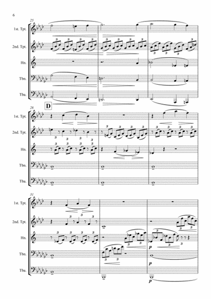 Brass Quintet - Beethoven Moonlight Sonata image number null