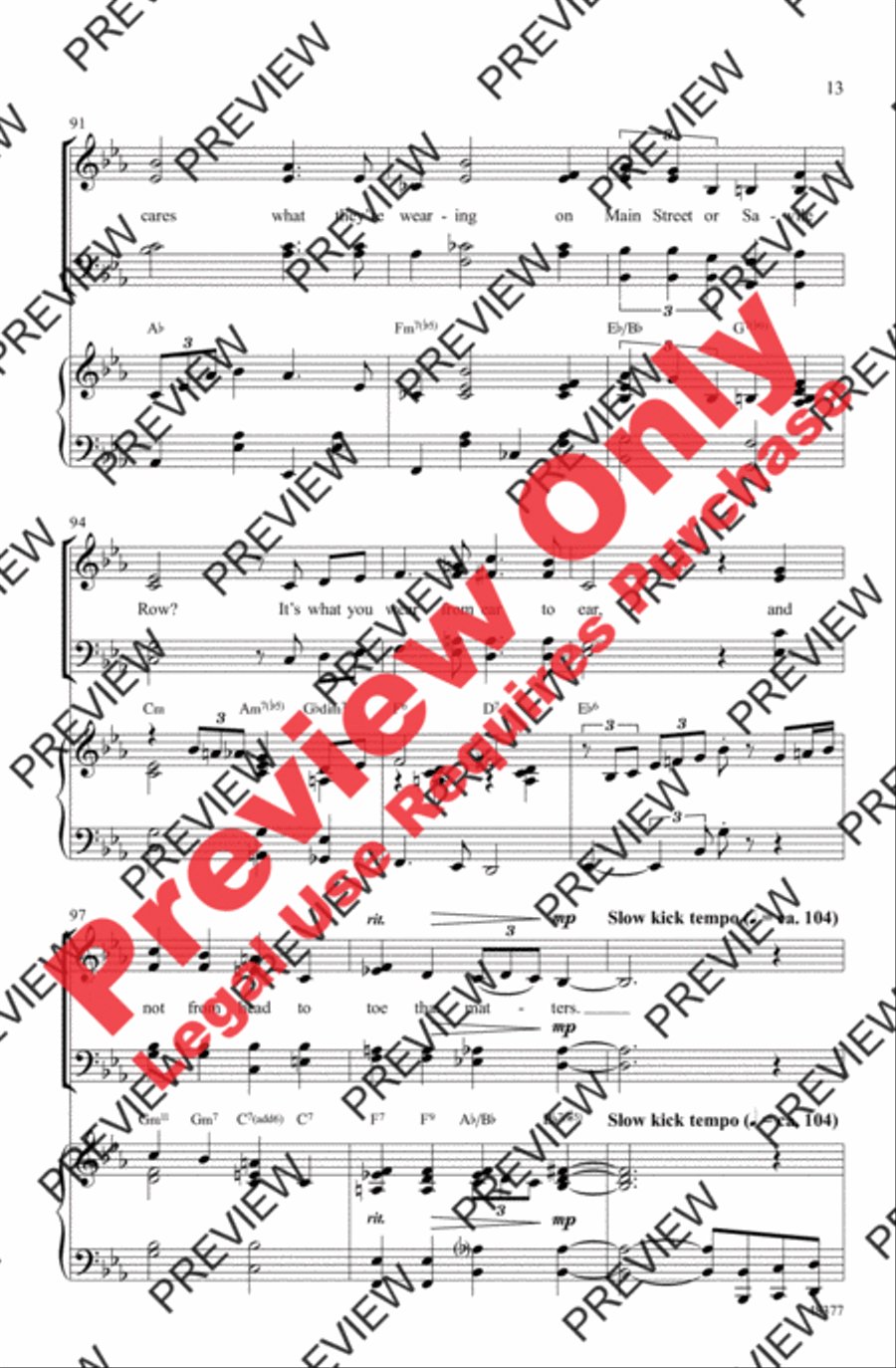 Happy Face Medley Happy Face Medley 4-Part scores gallery preview page 13
