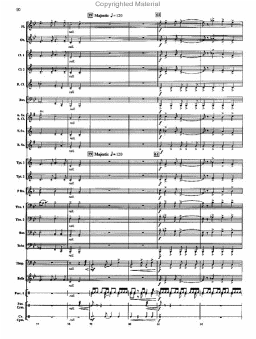 On Freedom's Wings On Freedom's Wings Concert Band scores gallery preview page 11